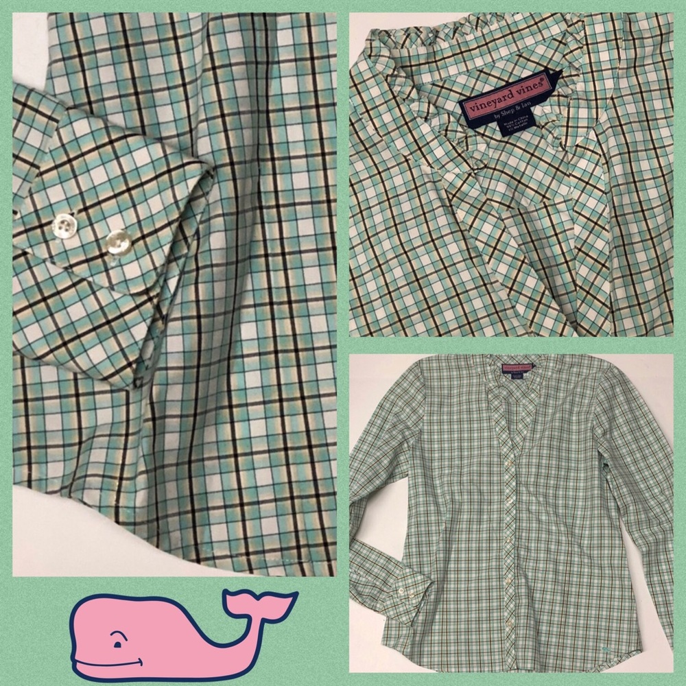 Vineyard Vines Plaid Button Down
